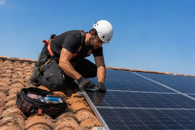 Maintenance et monitoring de panneaux solaires à Roquefort-la-Bédoule