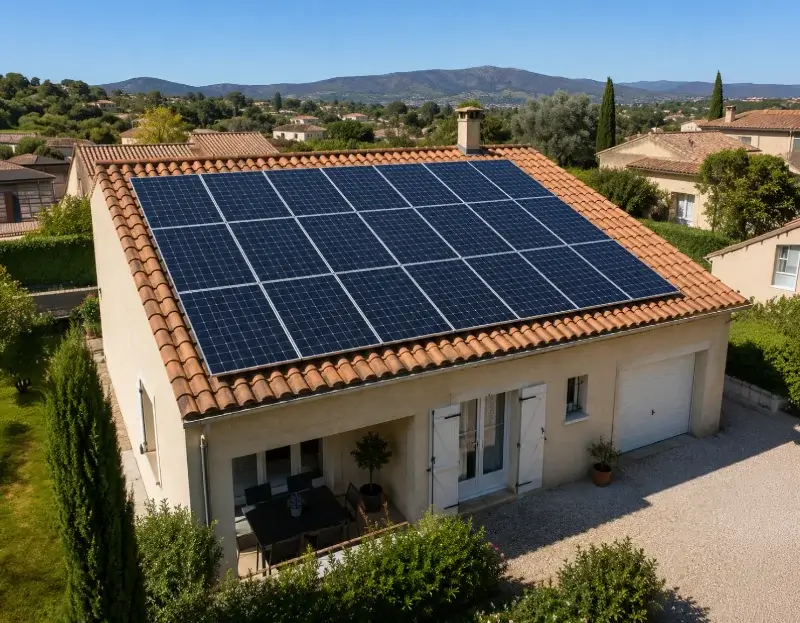 Prime à l'autoconsommation panneaux solaires Roquefort-la-Bédoule — aide financière de l'État